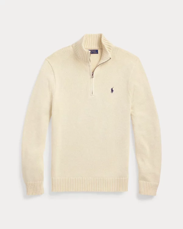 Pack de 3 pulls en coton demi-zippés à col cheminée Polo Ralph Lauren – Taille L