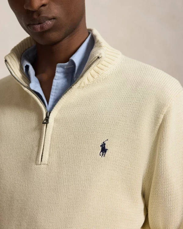 Pack de 3 pulls en coton demi-zippés à col cheminée Polo Ralph Lauren – Taille L
